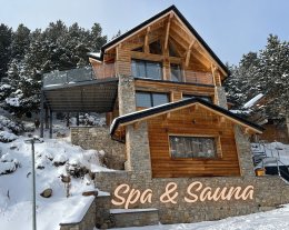 Chalet cosy Spa & Sauna privatifs Les Angles - Vue Panoramique Lac de Matemale