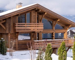 Chalet Combloux Megève Vue Mont-Blanc