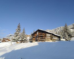 Sur les pistes appartement dans chalet   12 personnes Mont Blanc