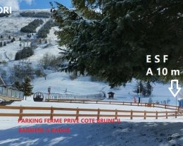 COTE BRUNE 2 -  HYPER CENTRE - FRONT DE NEIGE 1ERE LIGNE DEVANT ESF A 100 M DU JANDRI (direct glacier) - BALCON PLEIN SUD + PARKING PRIVE FERME -