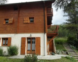 Les Orres, front de neige de Prébois : Chalet Trolle 3 pers, pied des pistes et skis aux pieds ! 