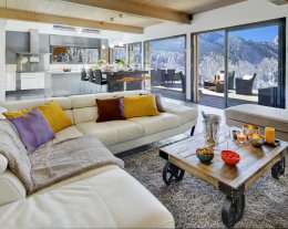 Séjour alpin pour 9 (8 adultes max) avec jacuzzi & sauna