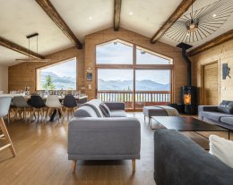 Chalet 4* Face Nord Cyrelia - La Plagne Les Coches - 15 personnes - Skis aux pieds