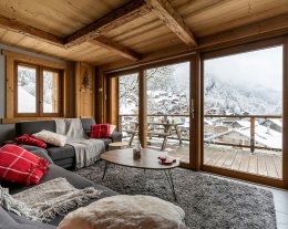 Appartement « skis aux pieds » pour 8 à La Clusaz