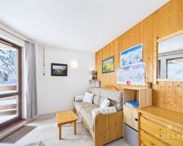 T2 à 80m des pistes avec parking, exposition SudNord Est