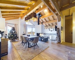 Appartement 4 pièces 6 pers au dernier étage avec cheminée