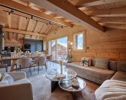 Séjour alpin pour 8 avec terrasses et jacuzzi