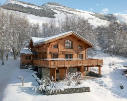 Chalet pour 12 aux Deux Alpes avec terrasse et jacuzzi