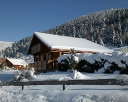 CHALET tout bois pour famille, indépendant, tarif tout compris
