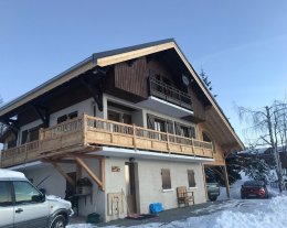 PROMO, libre  après le 21 Mars  appartement au RDC d'un chalet, vue panoramique 