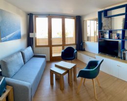 Les Coches-Montchavin skis aux pieds 